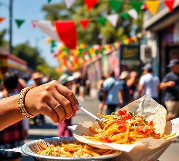 Join the colorful Mexican celebrations and savor authentic street food bursting with flavor.