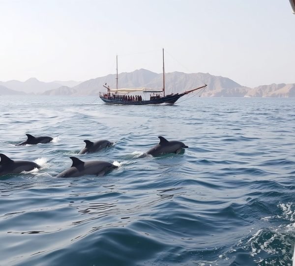 Dolphins and Islands: Musandam Dhow Adventure