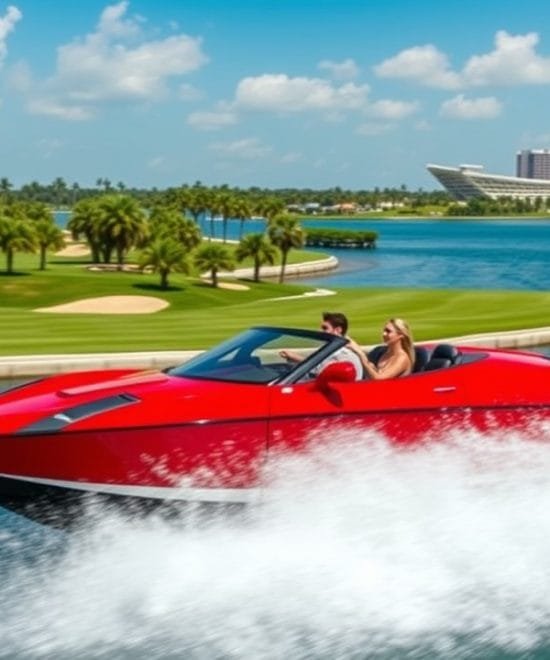 Yas Island Self-Driving Guided Speedboat Tour