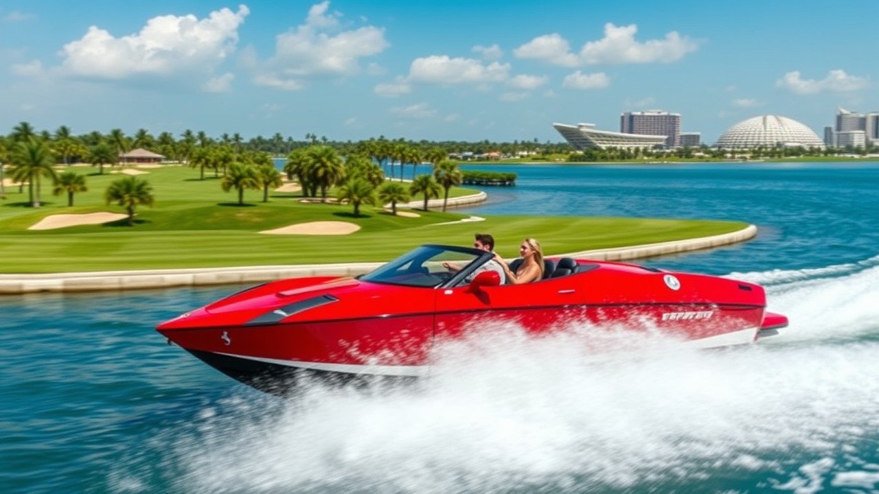 Yas Island Self-Driving Guided Speedboat Tour