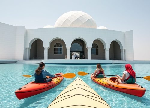 Kayak Tour around Louvre -Abu Dhabi