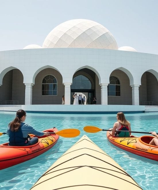 Kayak Tour around Louvre -Abu Dhabi