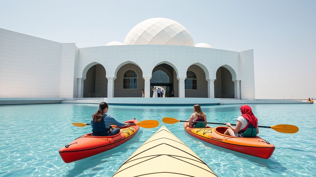 Kayak Tour around Louvre -Abu Dhabi