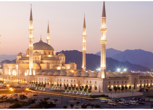 Sheikh Zayed Mosque & Khor Fakkan Scenic Day Adventure