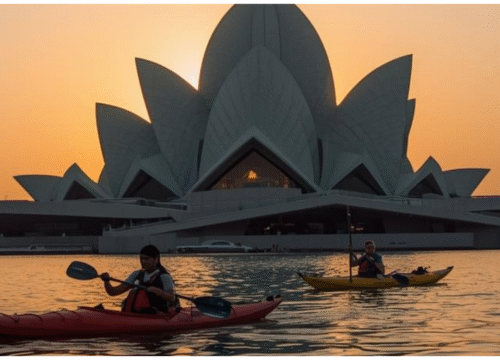 Kayak Tour Around Louvre Abu Dhabi – Art on the Water Experience