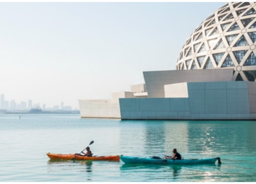 Kayak Tour Around Louvre Abu Dhabi – Art on the Water Experience